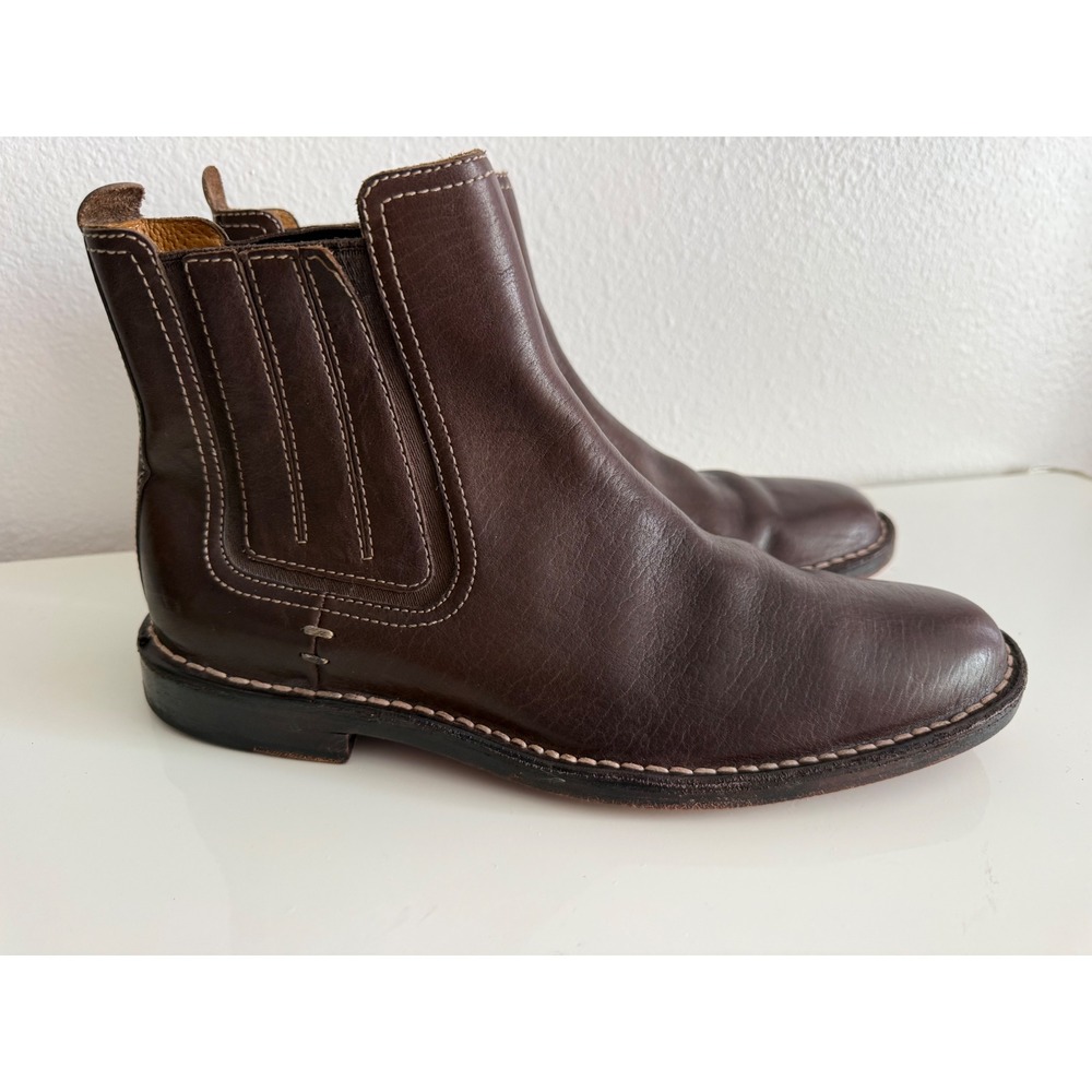 Vintage Cole Haan Mens Brown Leather Chelsea Ankle Boots N Air Soles C07787 9 M